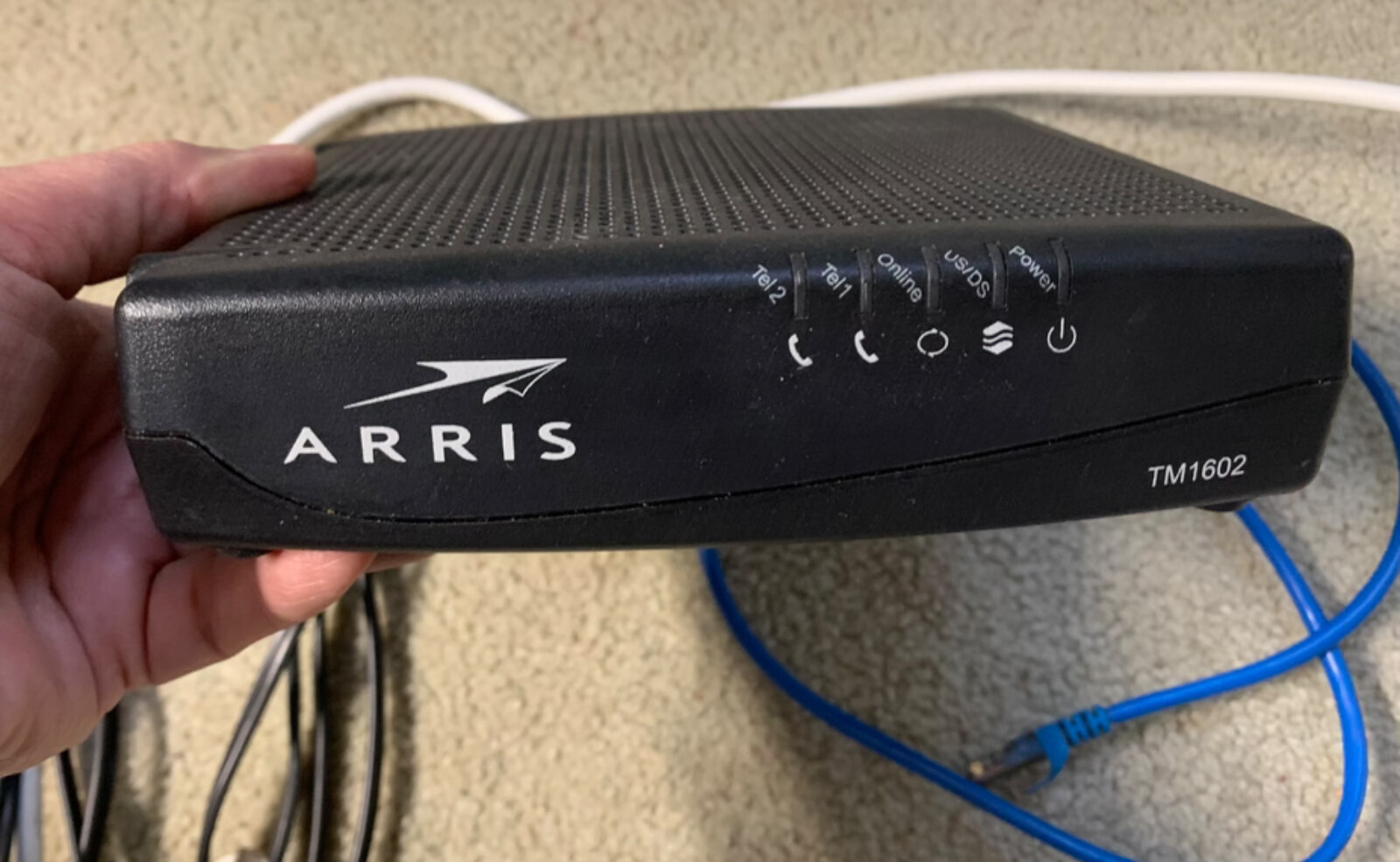 ARRIS (OPTIMUM Cable) Router Modem – DOCSIS 3.0 Model – TM1602A