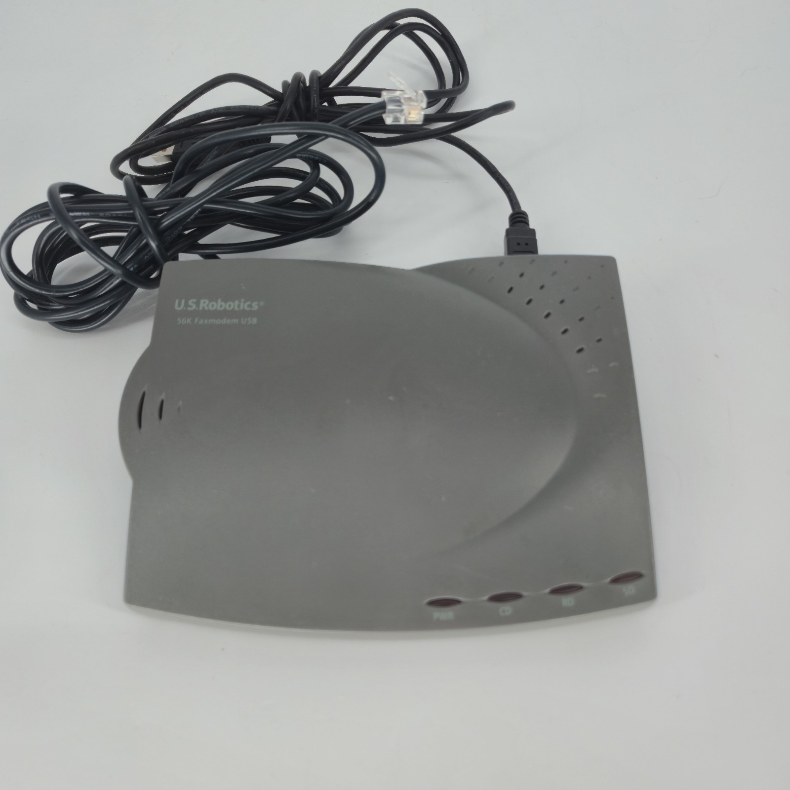 U.S. Robotics USR5633A 56K USB Faxmodem External Dial Up Modem Untested