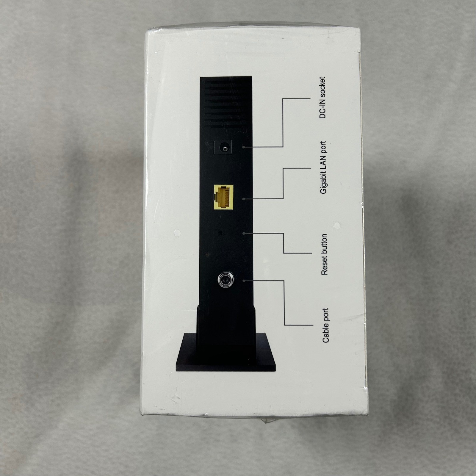 ASUS Cable Modem CM-16 Black DOCSIS 3.0 16×4 Gigabit Ethernet Port New Sealed