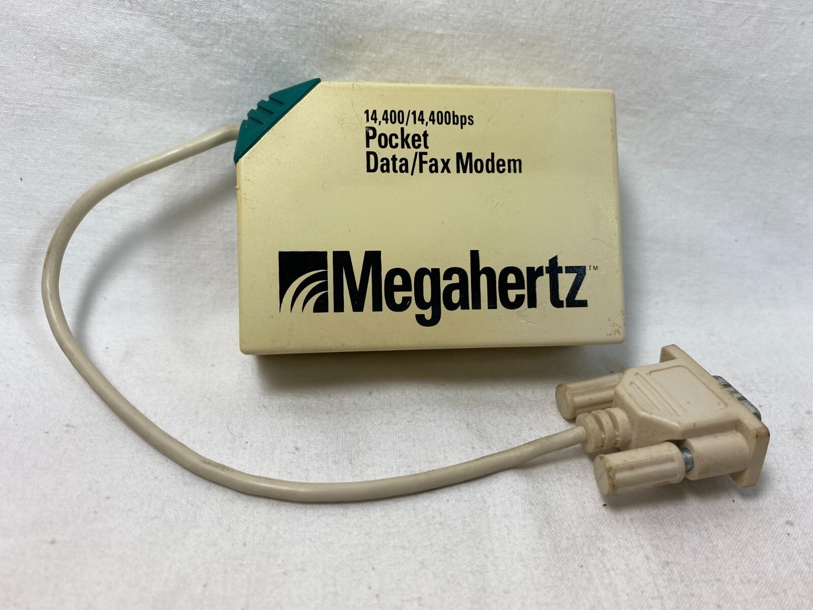 Vintage Laptop Megahertz Fax/Data 14.4 Pocket Modem Serial Port DB9