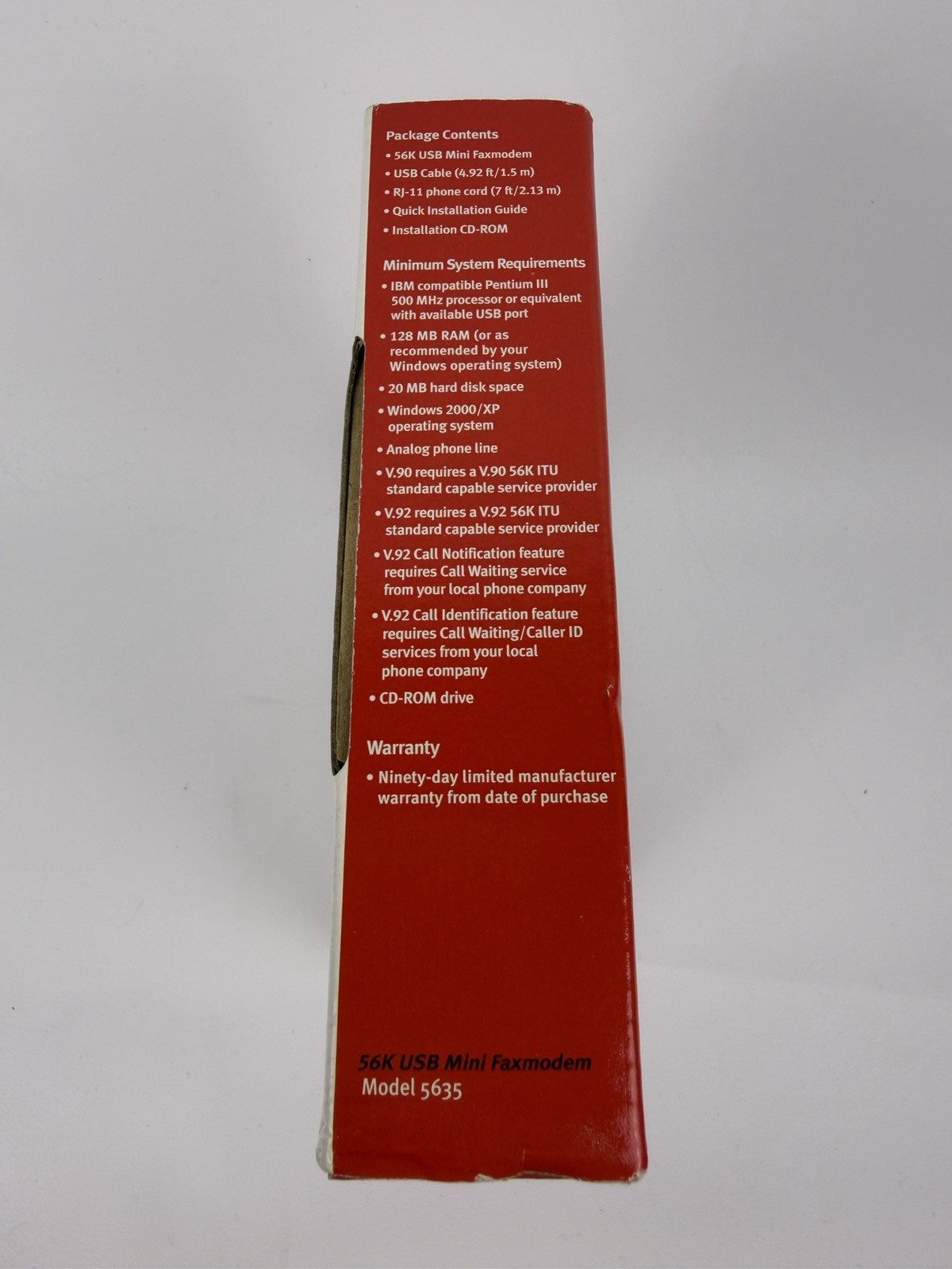 US Robotics 5686G 56K External Fax Modem V.92 USB – NEW In Box