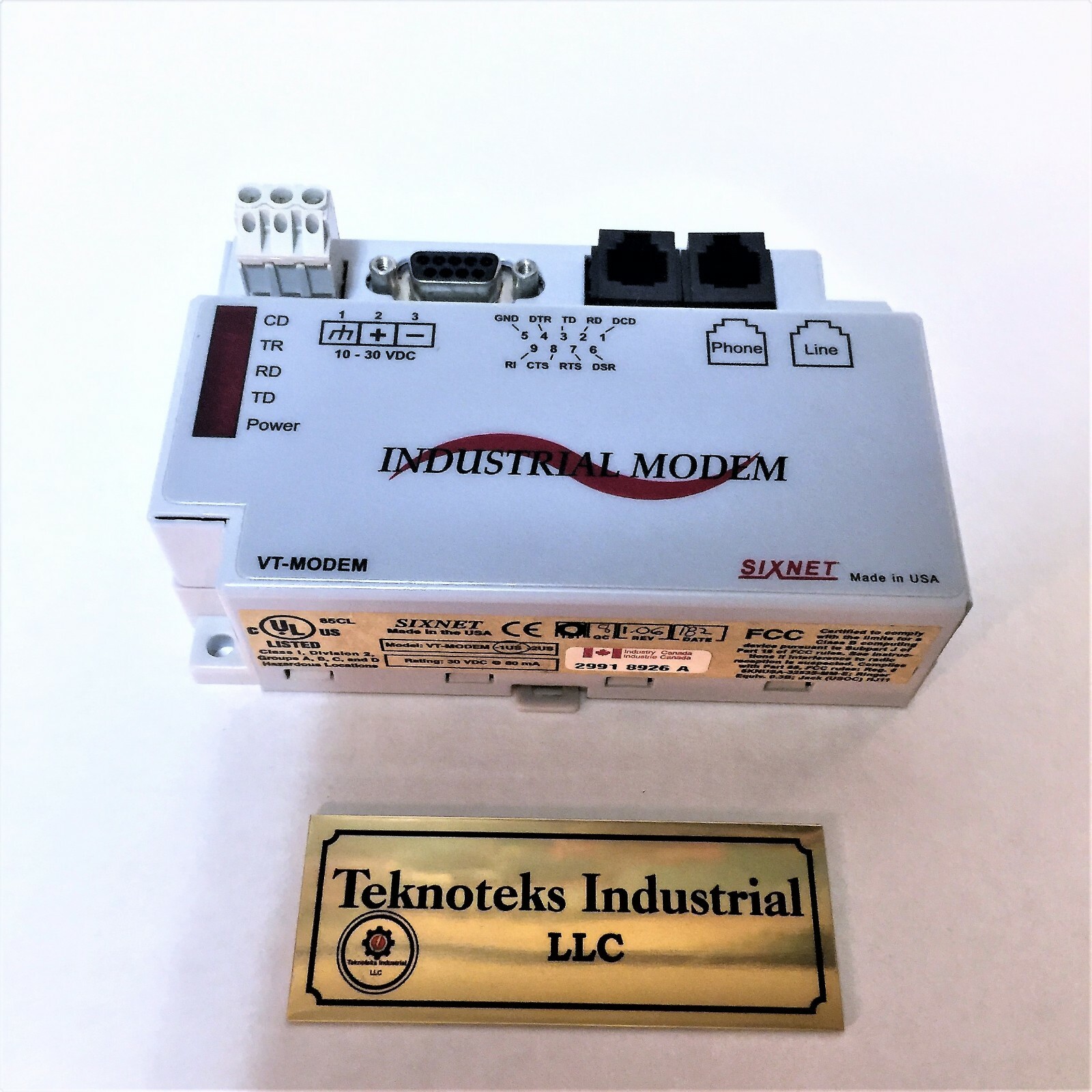 SIXNET VT-MODEM-1US INDUSTRIAL MODEM