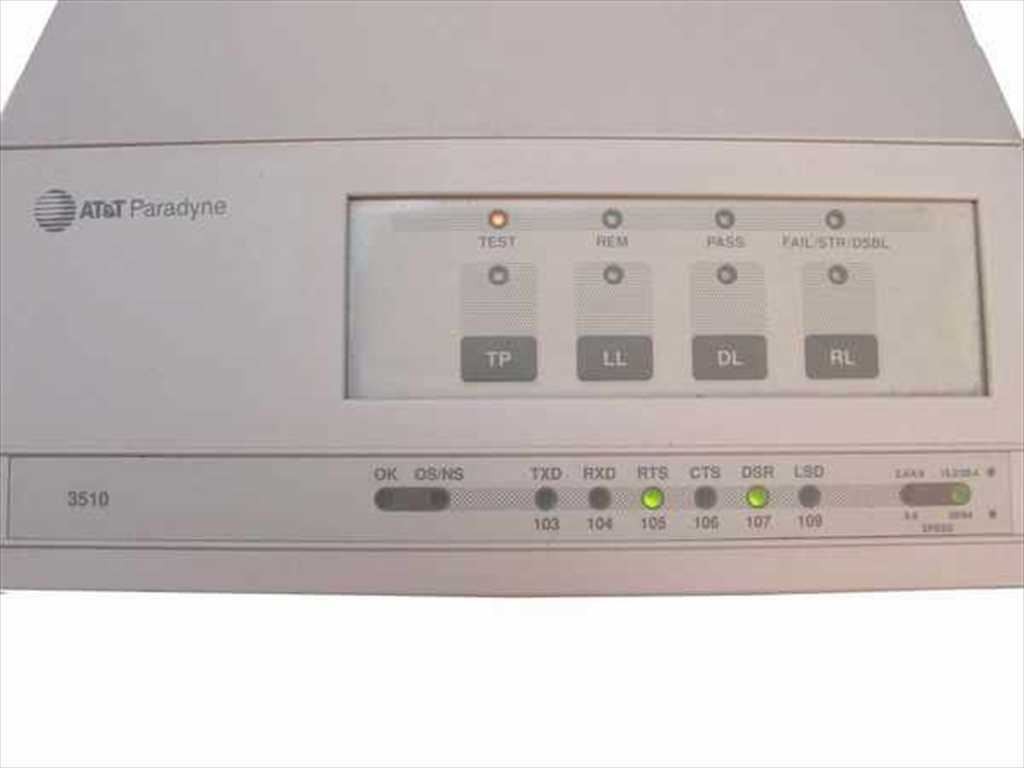 AT&T Paradyne 3510-A1-001 DSU Modem V.35 EIA-232 2261-SA1 Desktop Telecom