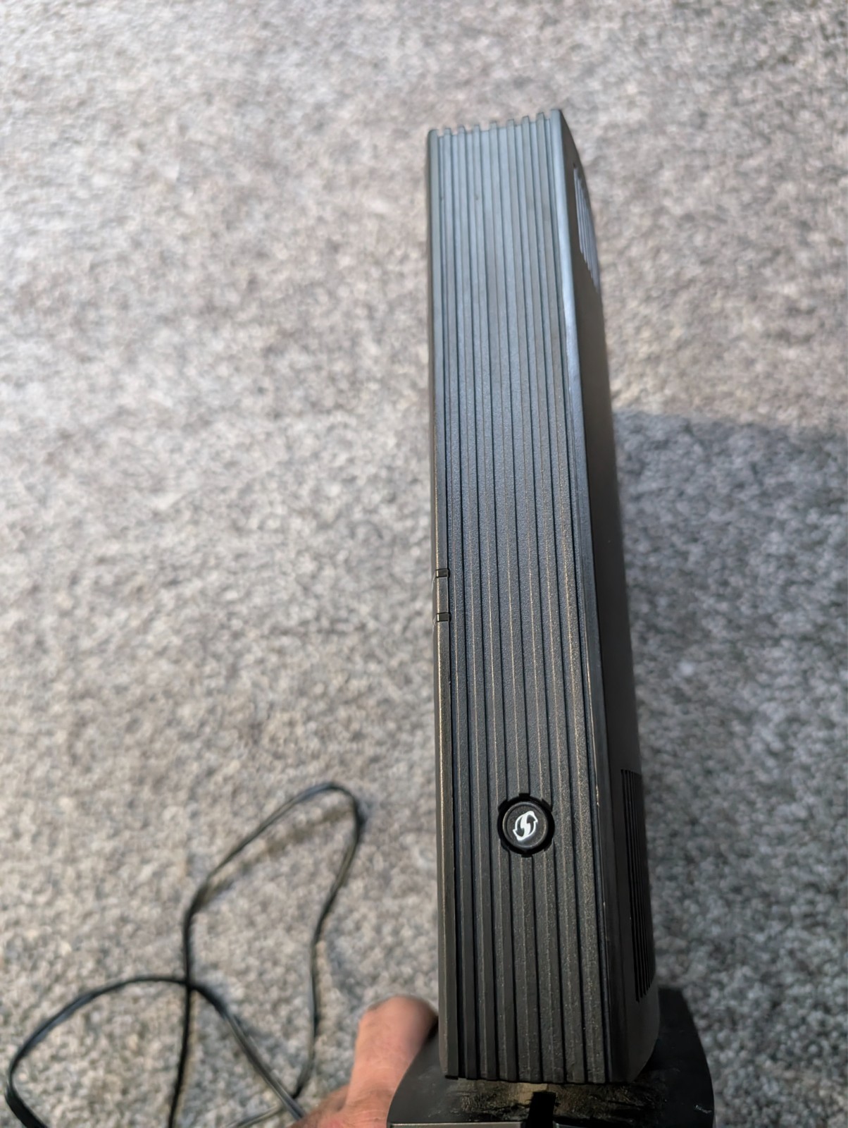 Windstream T3200 Wireless Router – Gray with cables for DSL or phone jack