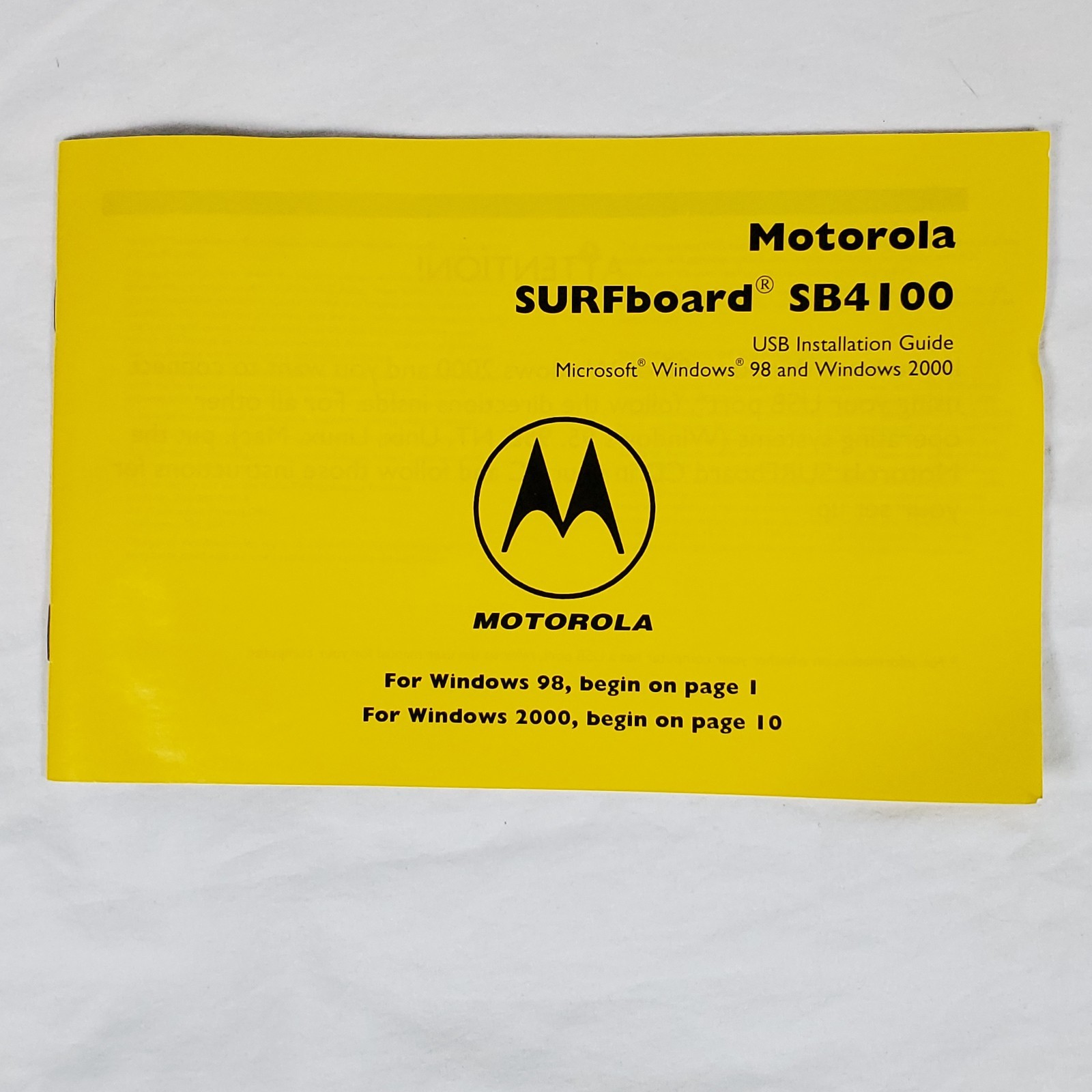 Motorola SB4100 DOCSIS External Cable Modem