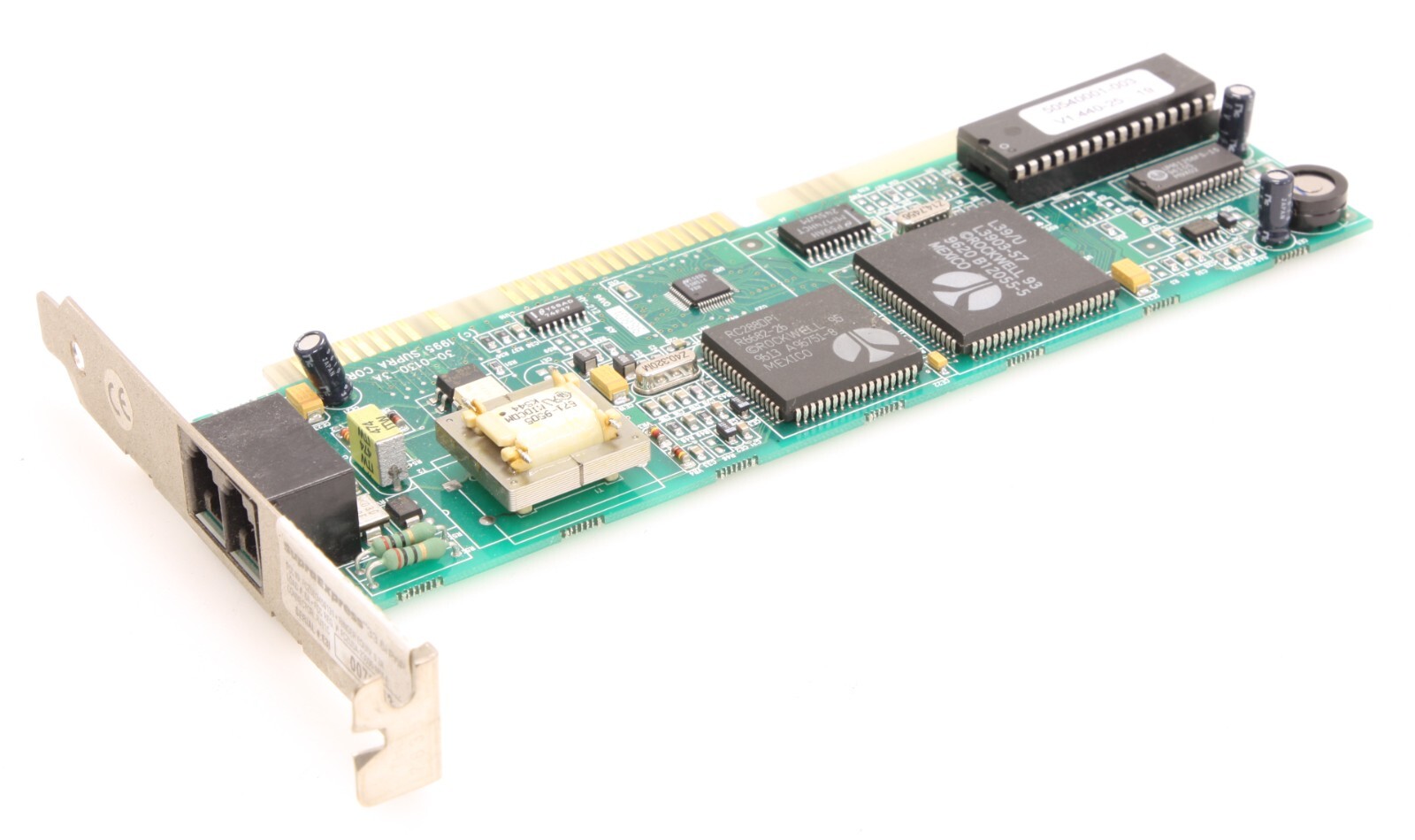 Vintage SupraExpress 23540131-004 33.6i PnP ISA Voice Modem Card L3903-57.
