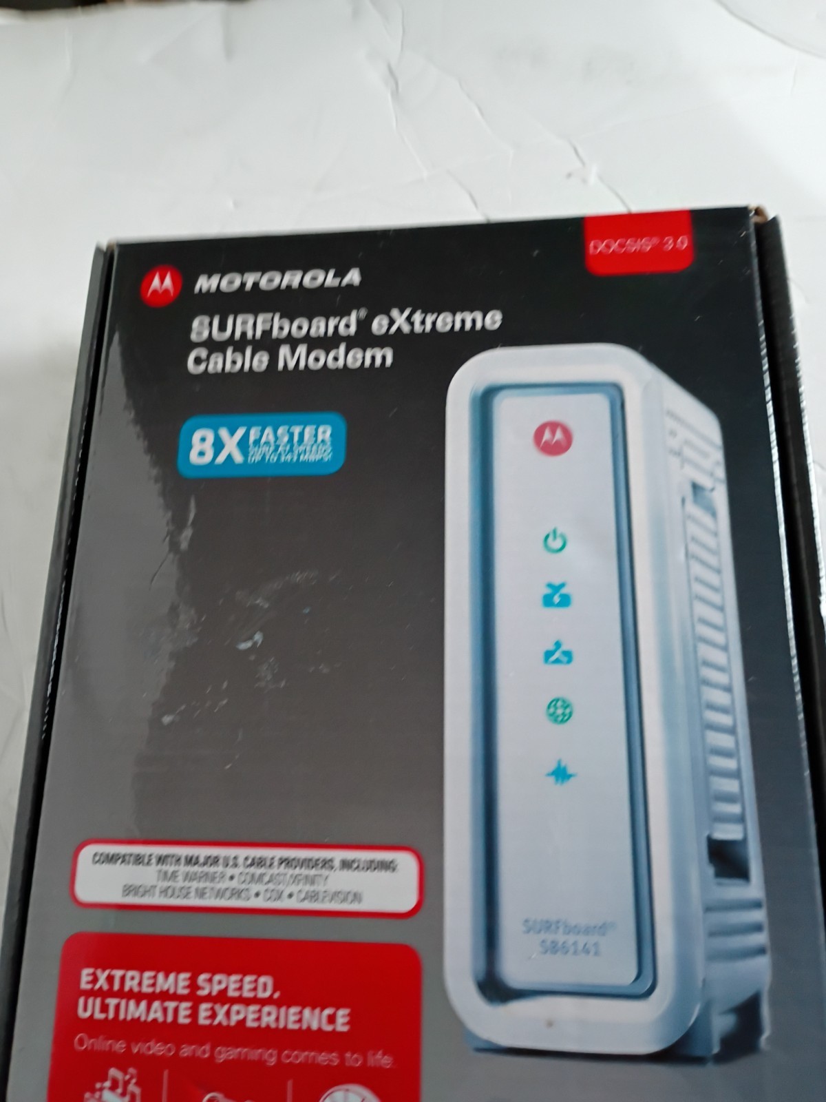 Open Box Motorola ARRIS SURFboard SB6141 DOCSIS 3.0 Cable Modem