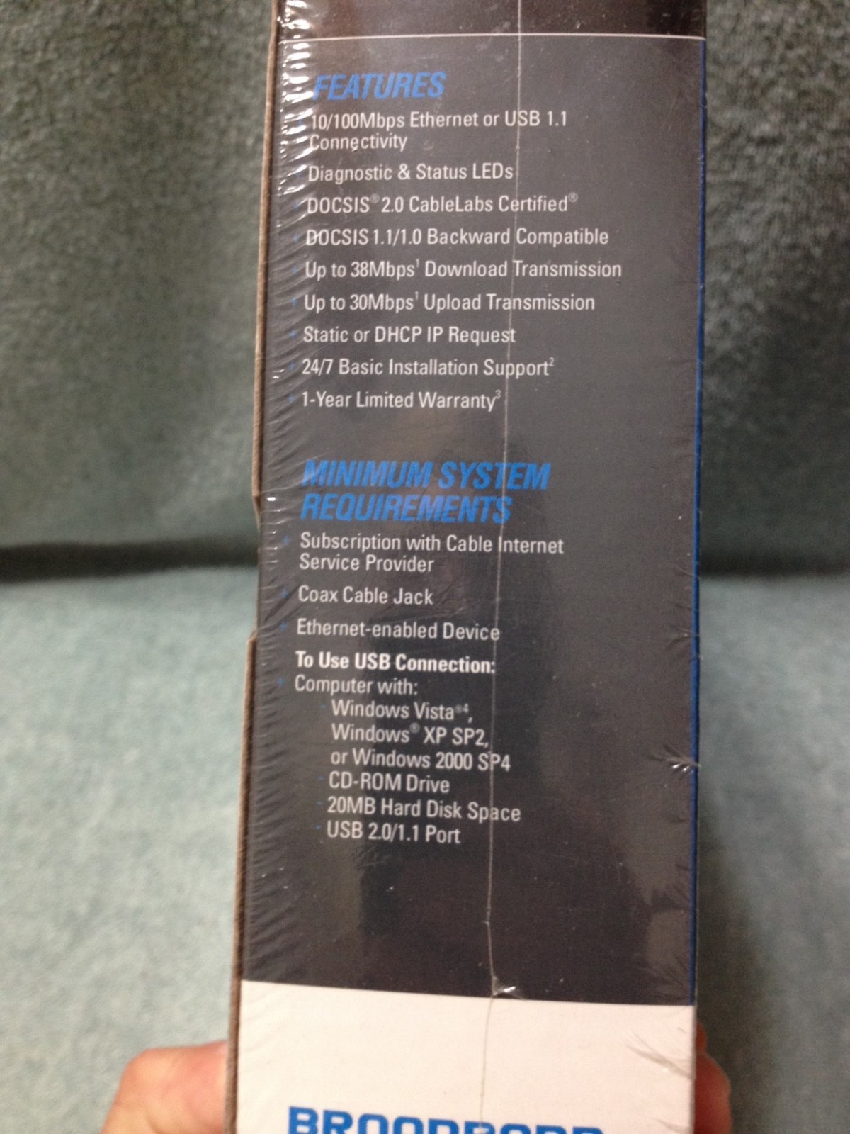 BRAND NEW SEALED D-LINK HIGH SPEED DCM-202 BROADBAND CABLE MODEM
