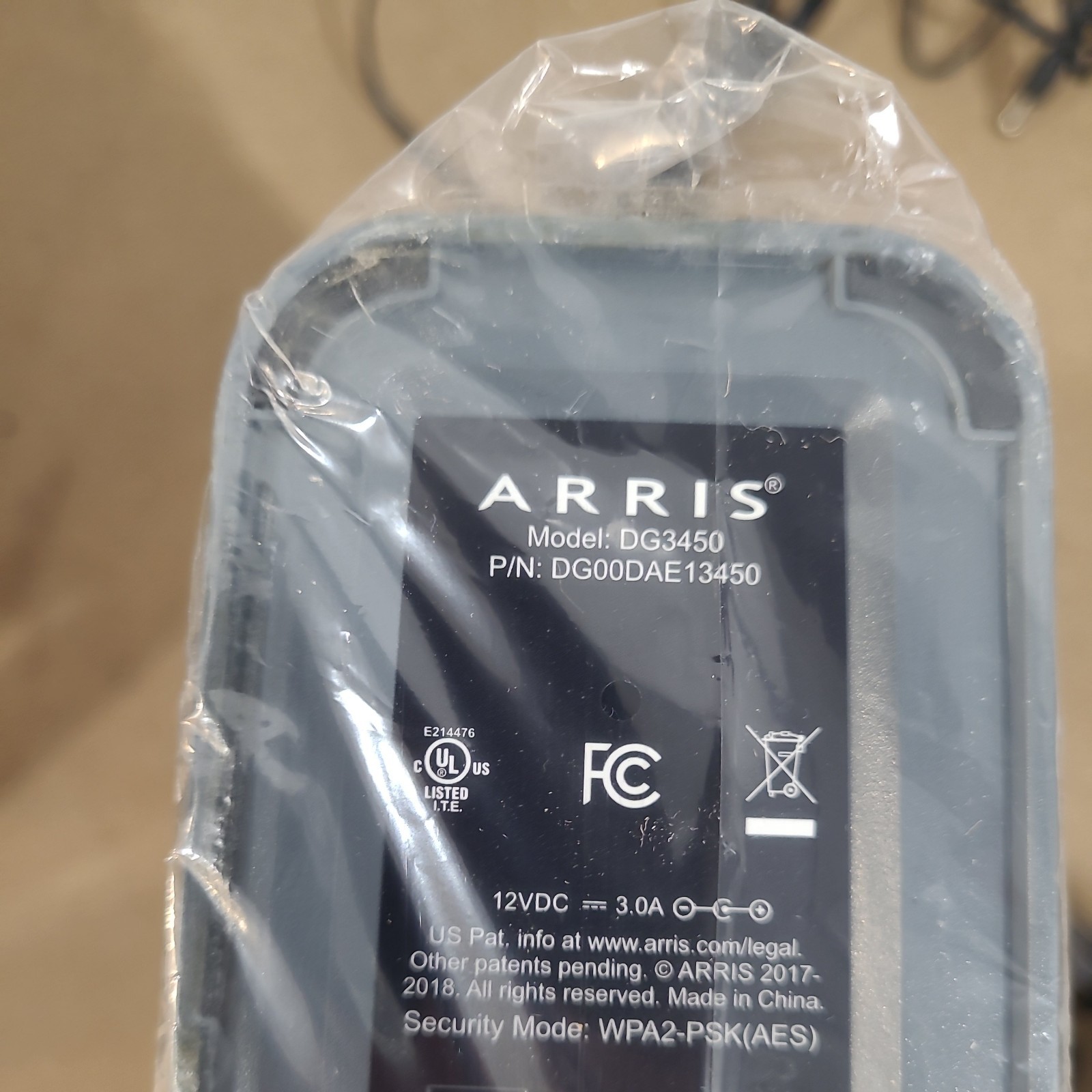 Arris Touchstone DG3450 Cable Modem Wireless Gateway DOCSIS 3.1