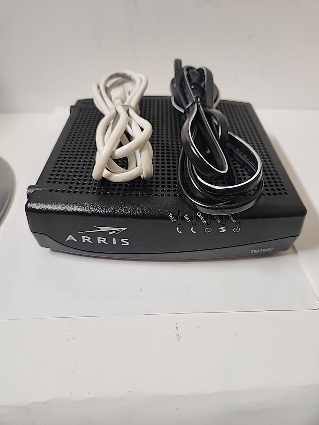 ARRIS Touchstone TM1602A DOCSIS 3.0 E-MTA with Power Cable Open Box