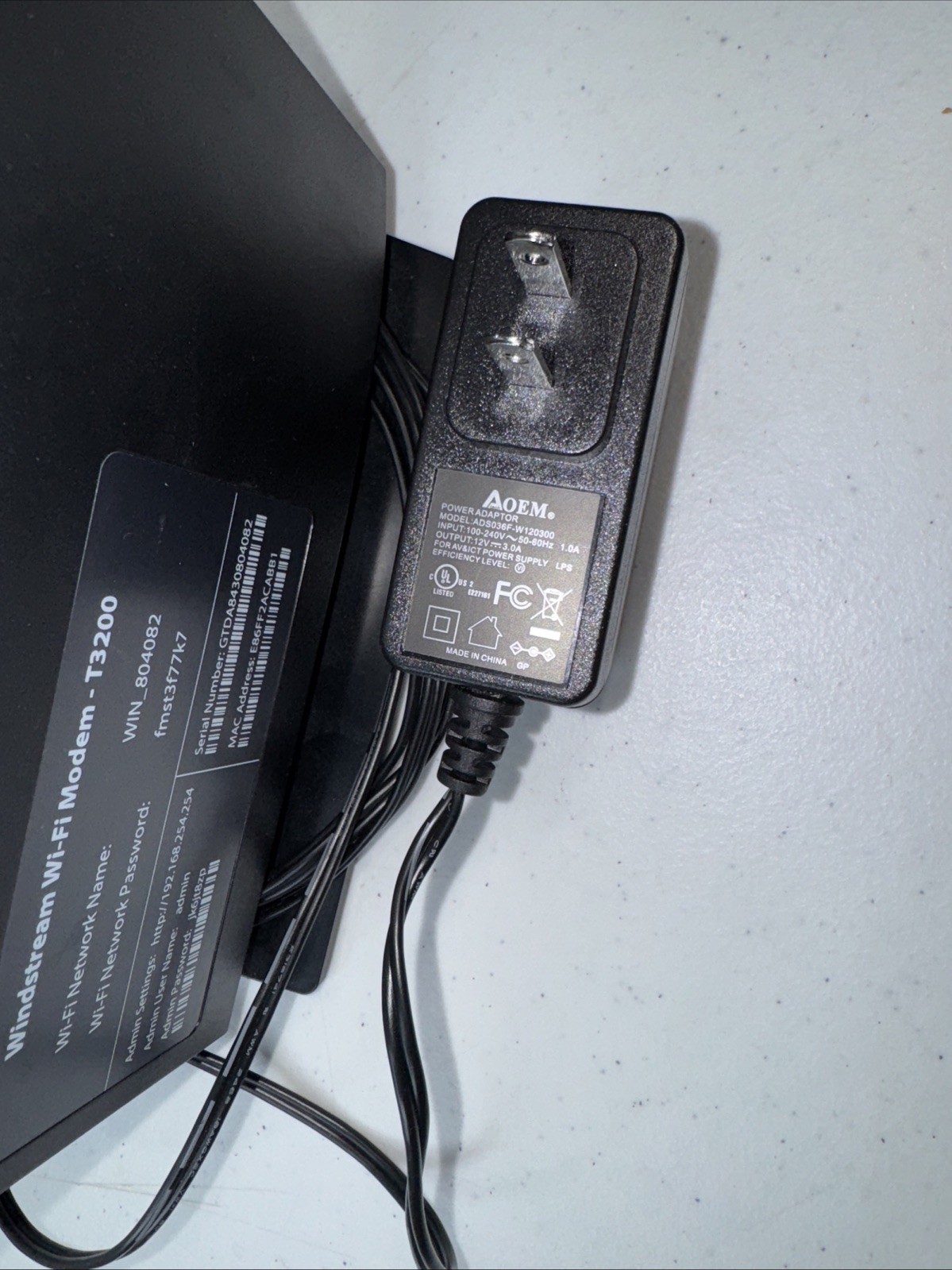 WINDSTREAM Wi-Fi modem T3200 Bonded VDSL2 Wireless AC Gateway Router