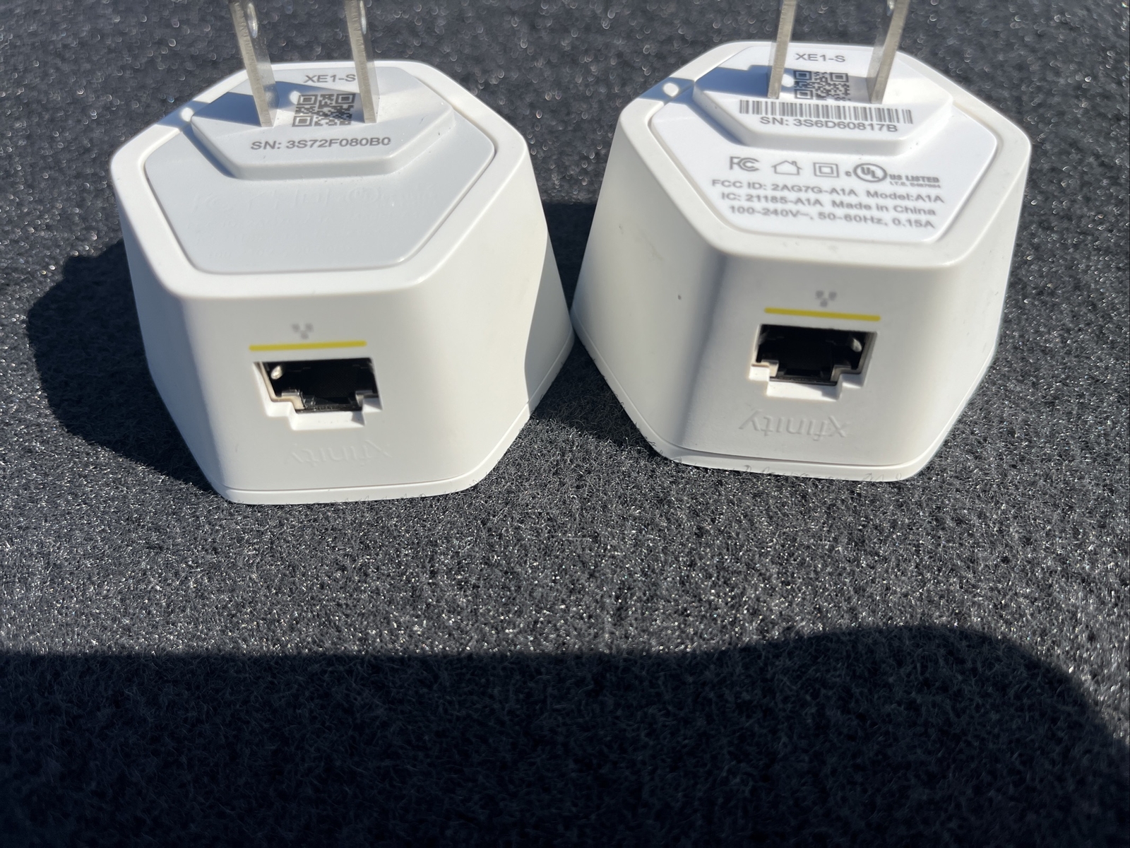 UNTESTED TWO XFINITY XE1-S Xfi Pod – PARTS / REPAIR / AS IS ONLY