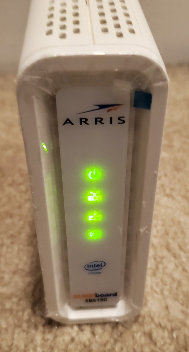 ARRIS SB6190 DOCSIS 3.0 Cable Modem 32×8 Gigabit – Xfinity / Spectrum / Cox