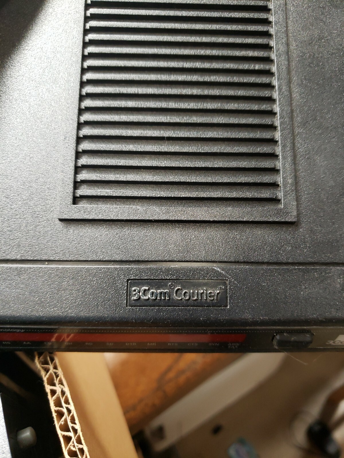 3Com Courier 3453 56K Modem 3CP3453 Black tested No Power Adapter included