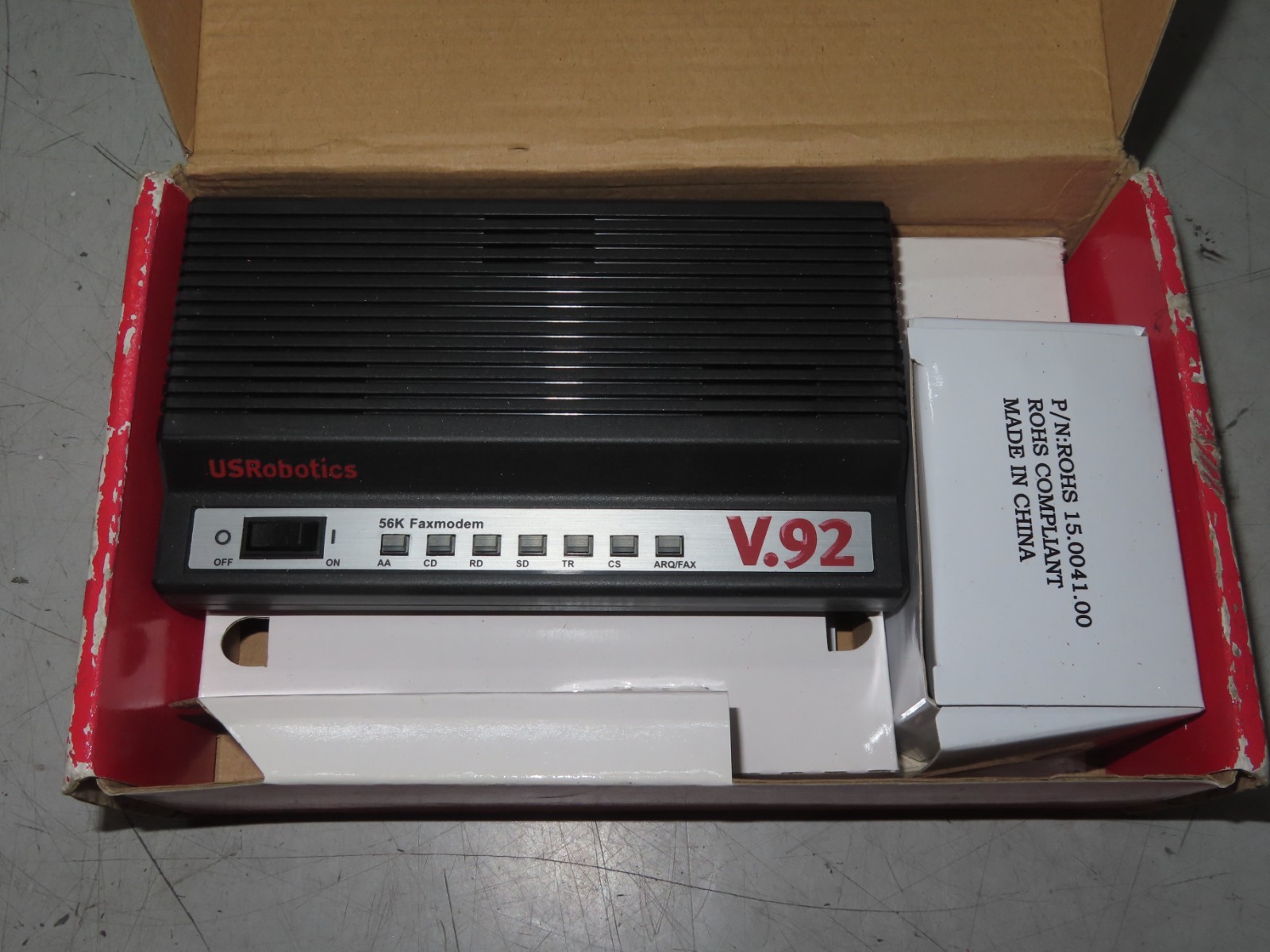USRobotic 5686G V92 & V90 External Faxmodem