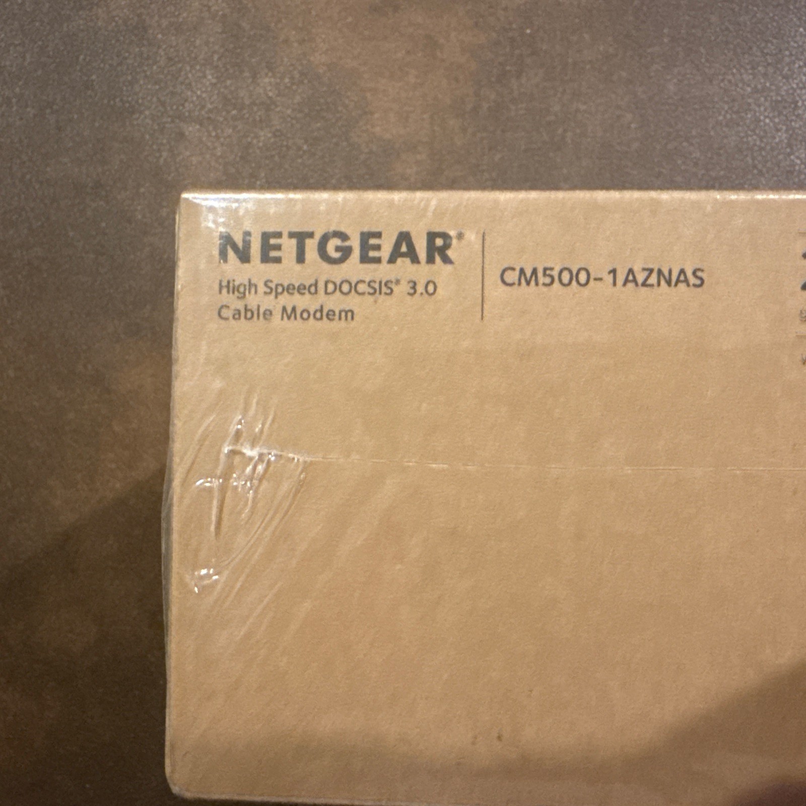 BRAND NEW!! NETGEAR CM500-1AZNAS high speed DOCSIS 3.0 Cable Modem new in box