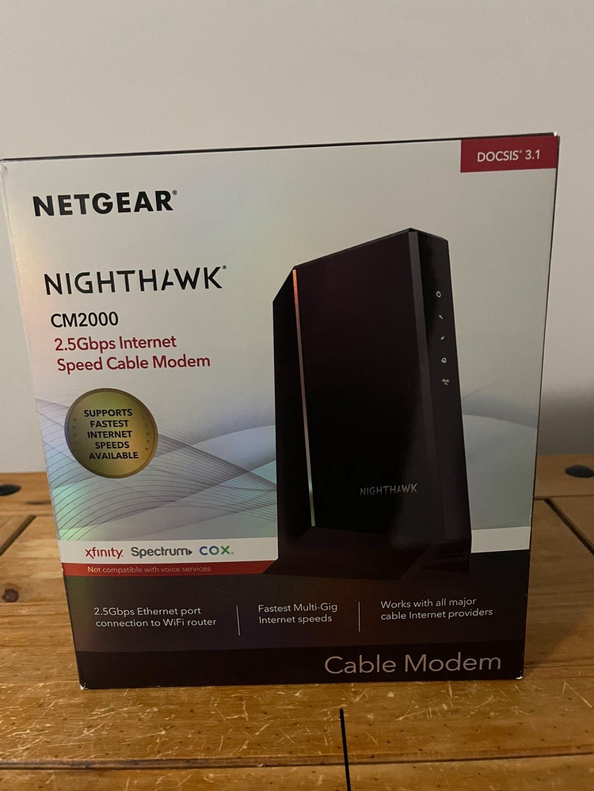 NETGEAR Nighthawk Multi-Gig Cable Modem (CM2000)