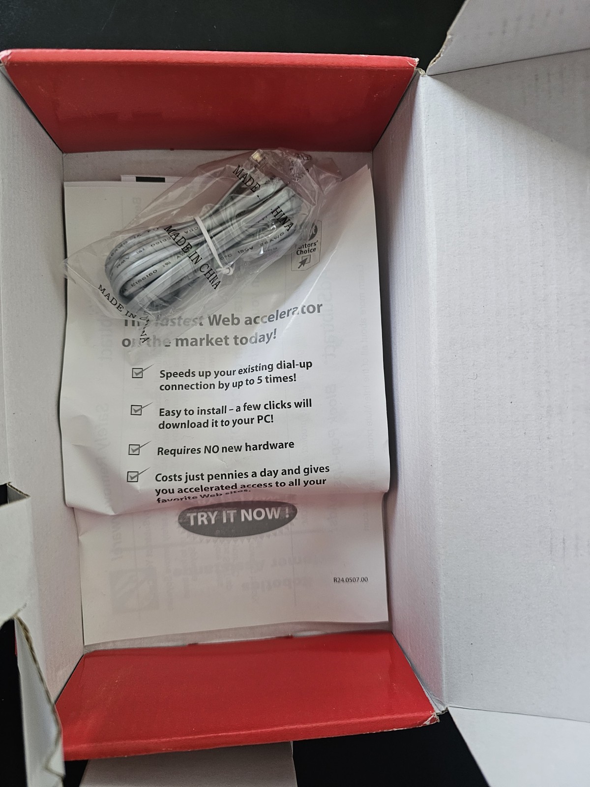 NEW IN BOX US Robotics 56K Modem/ Fax/ USR5686E