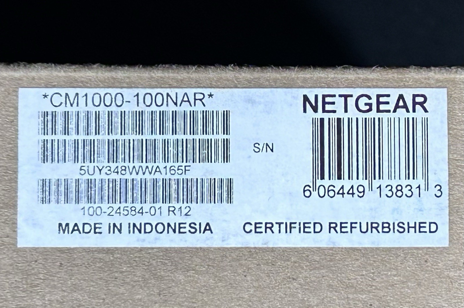 Netgear CM1000v2 DOCSIS 3.1 Cable Modem