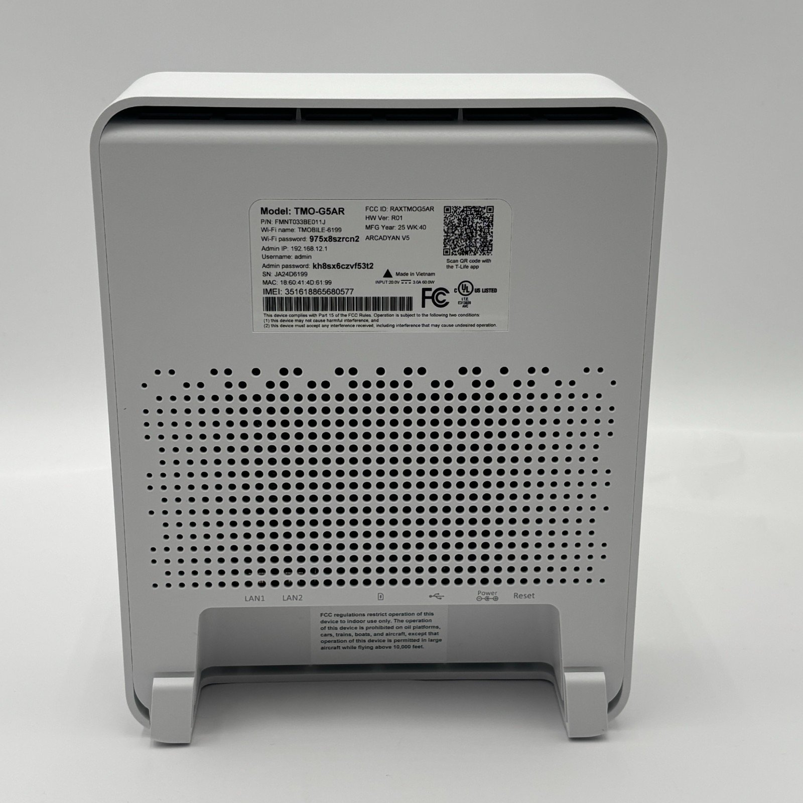 T-Mobile Gateway 5G – G5AR-1 Kit – White – New Open Box Free Shipping