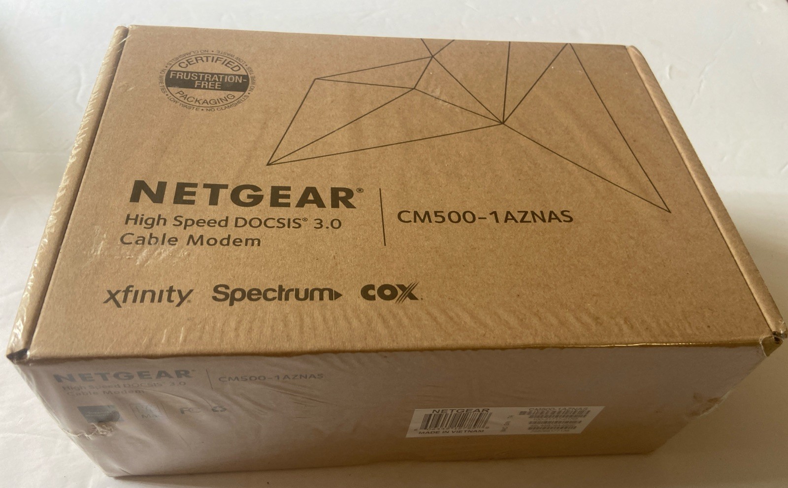 Factory Sealed Netgear High Speed Cable Modem Model CM500 – 1AZNAS DOCSIS 3.0