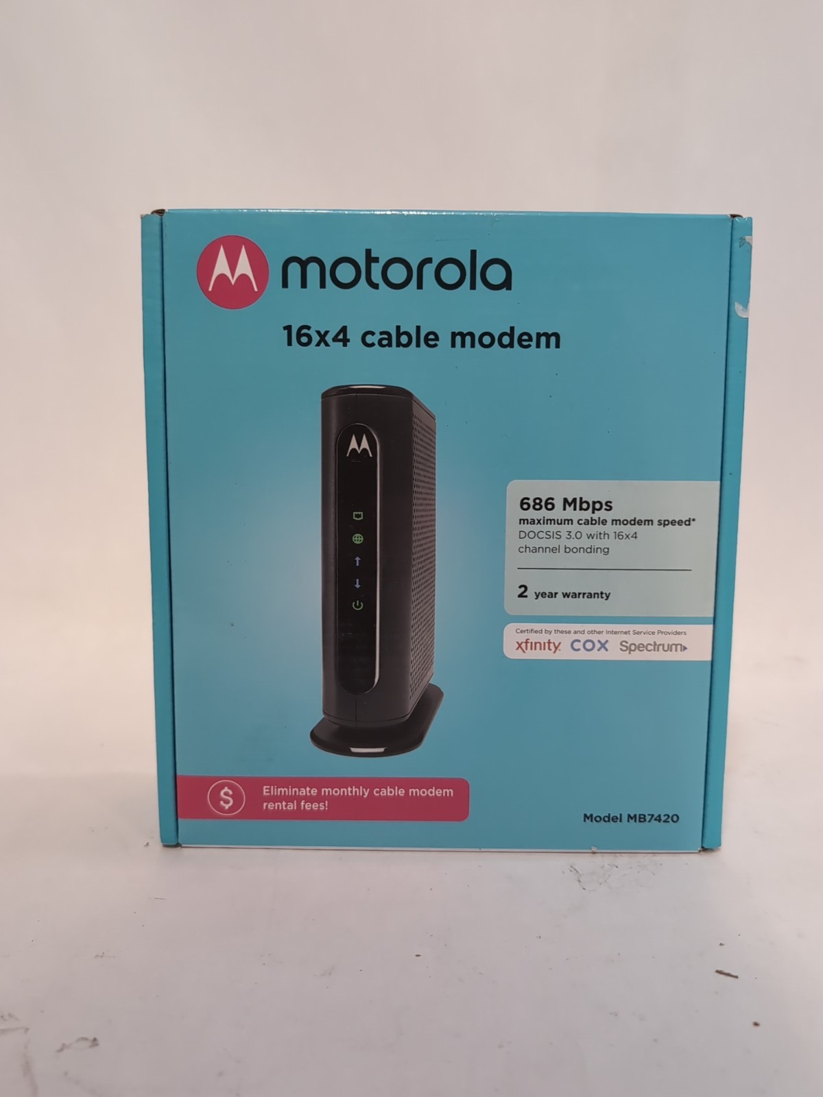 Motorola MB742010 686mbps DOCSIS 3.0 Cable Modem Brand New