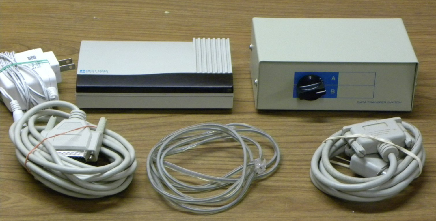 Best Data 2834 FLX 28.8 External Modem with Dual Switching Station & Cables