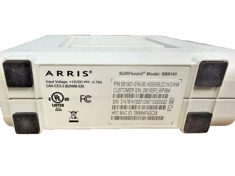 ARRIS SURFboard SB6141 Docsis 3.0 Cable Modem (19B-B1)
