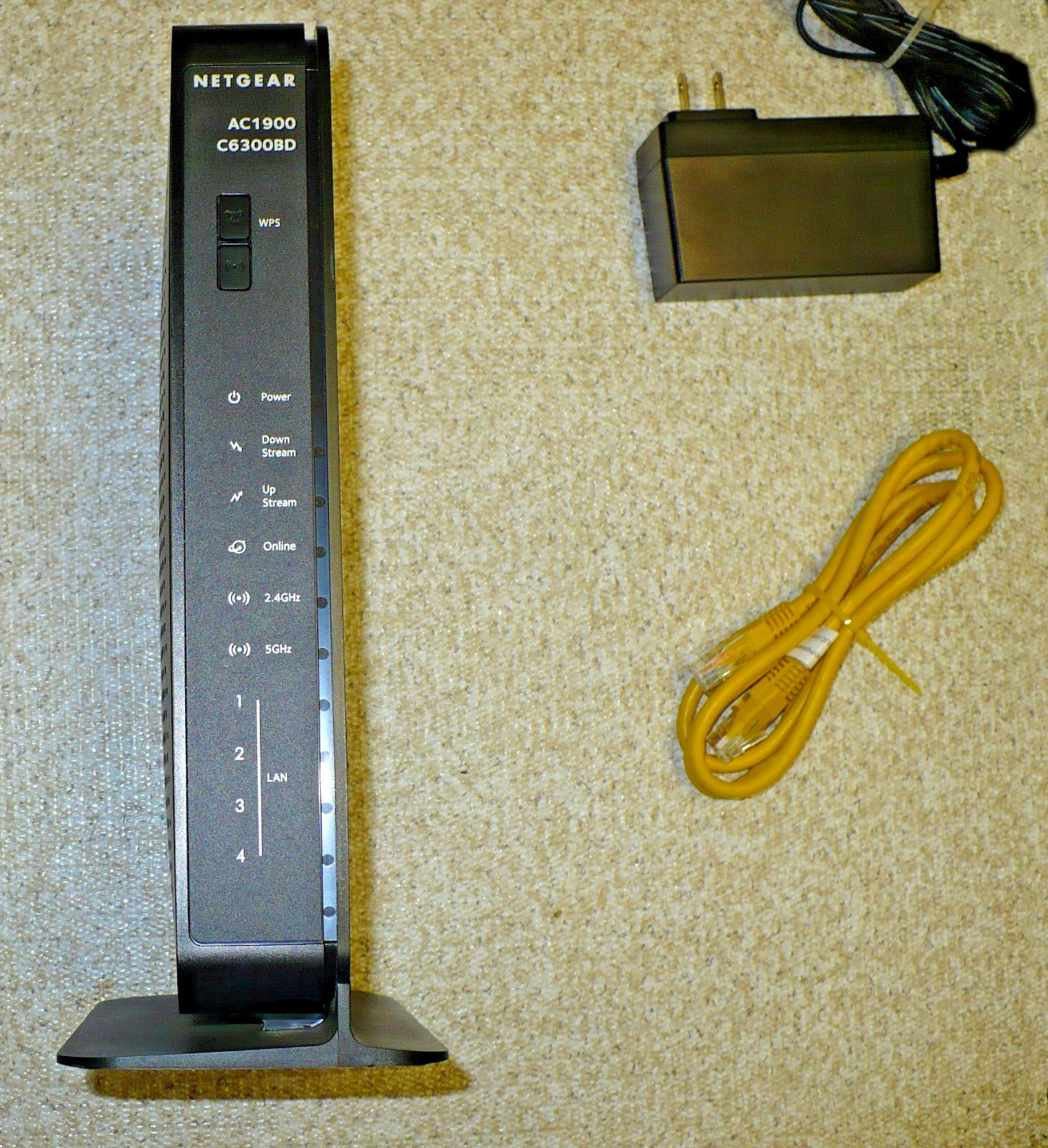 Netgear C6300BD AC1900 Docsis 3 Cable Modem Wireless Router Comcast Xfinity COX