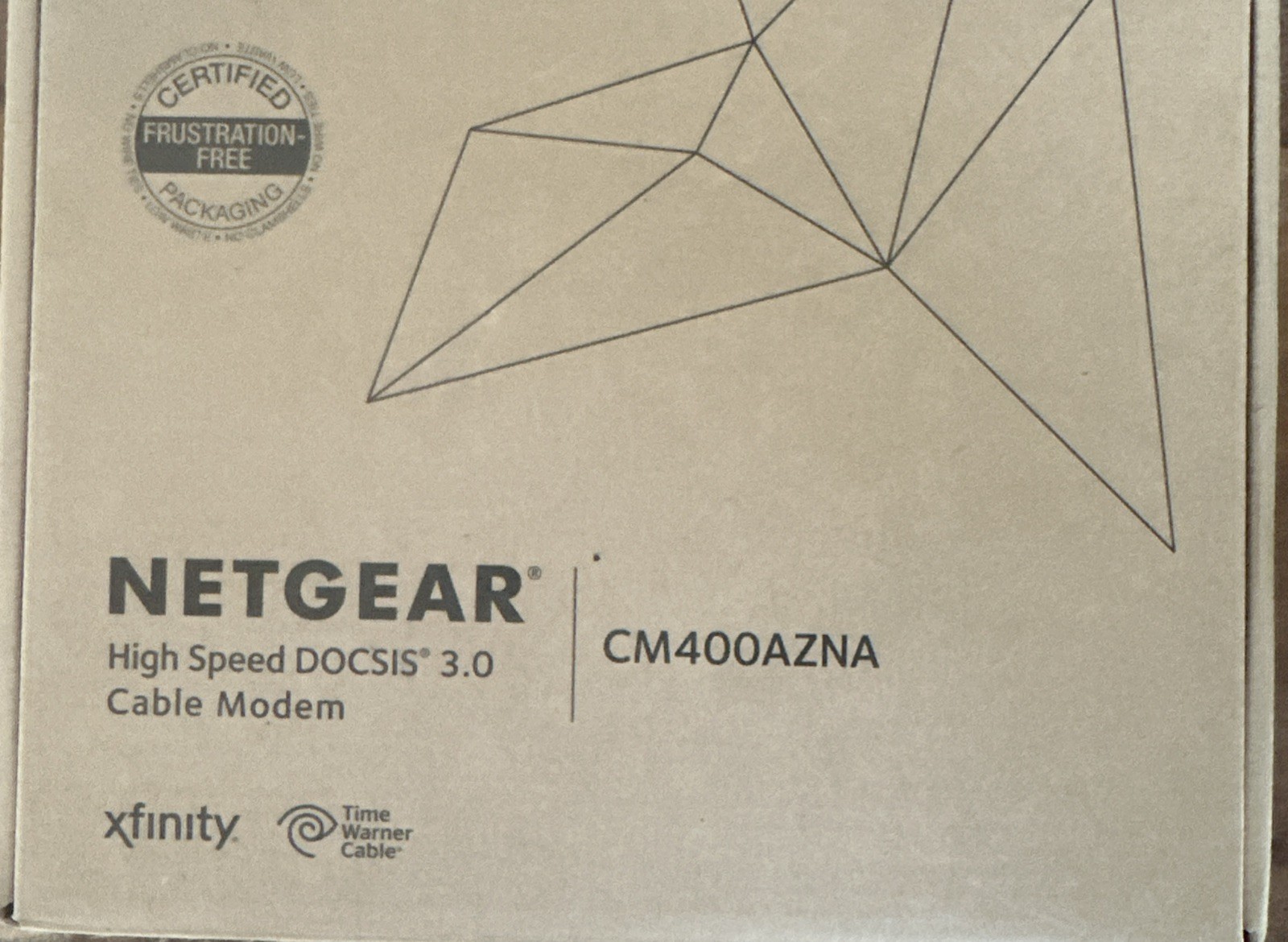 High Speed Cable Modem, Netgear CM400-1AZNAS 100 Mbps