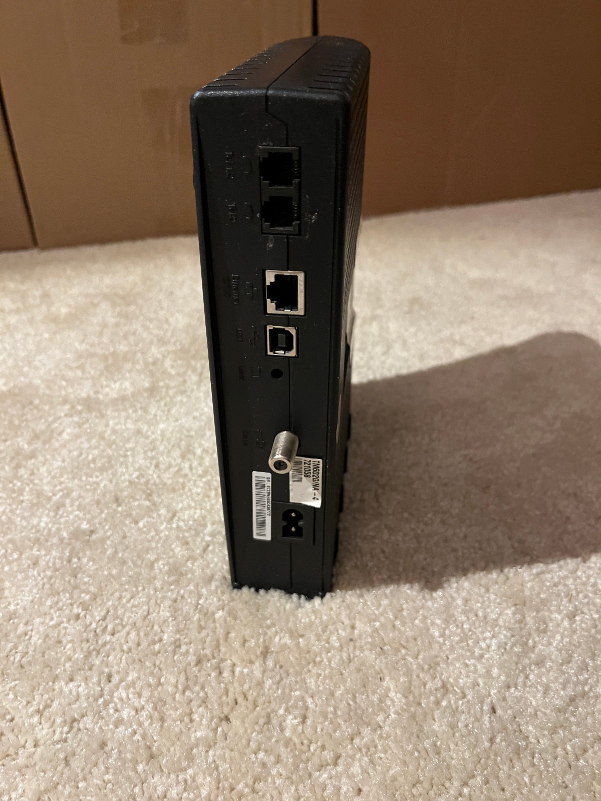 Arris TM602G/CT Modem black