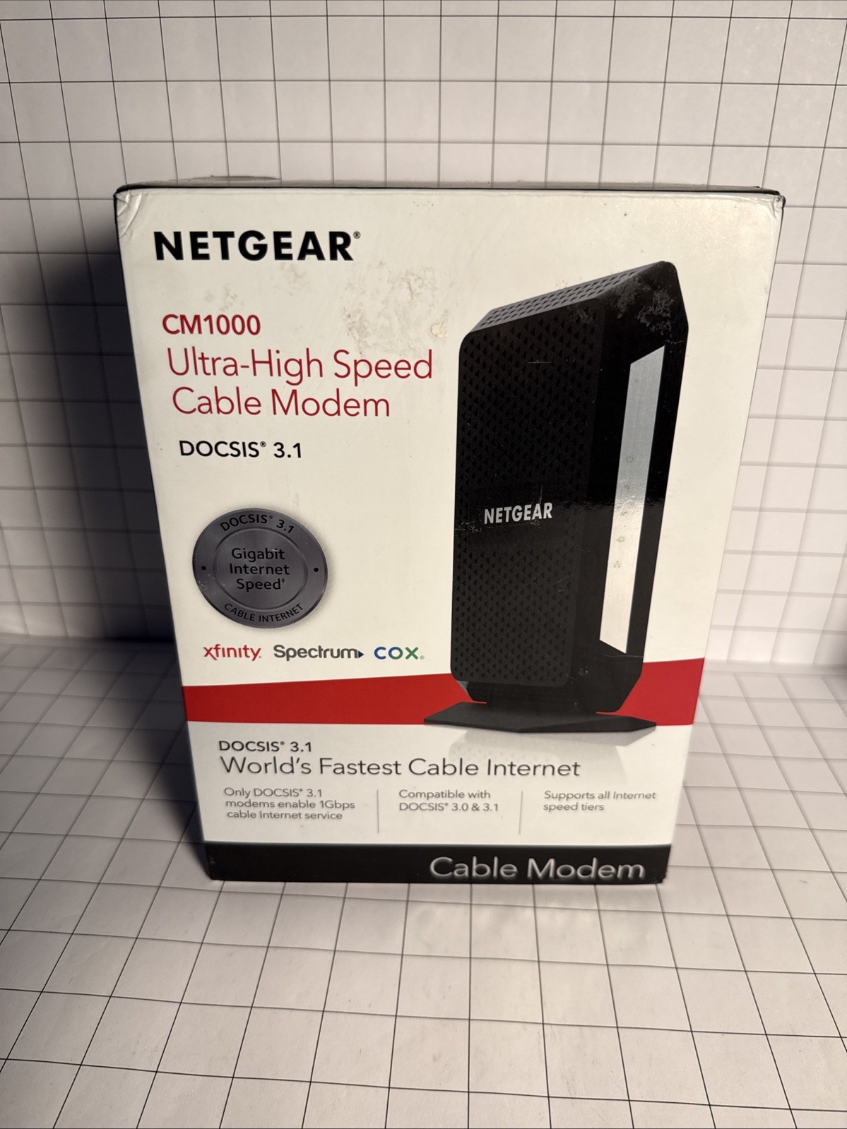netgear cm1000-1aznas nighthawk docsis 3.1 cable modem