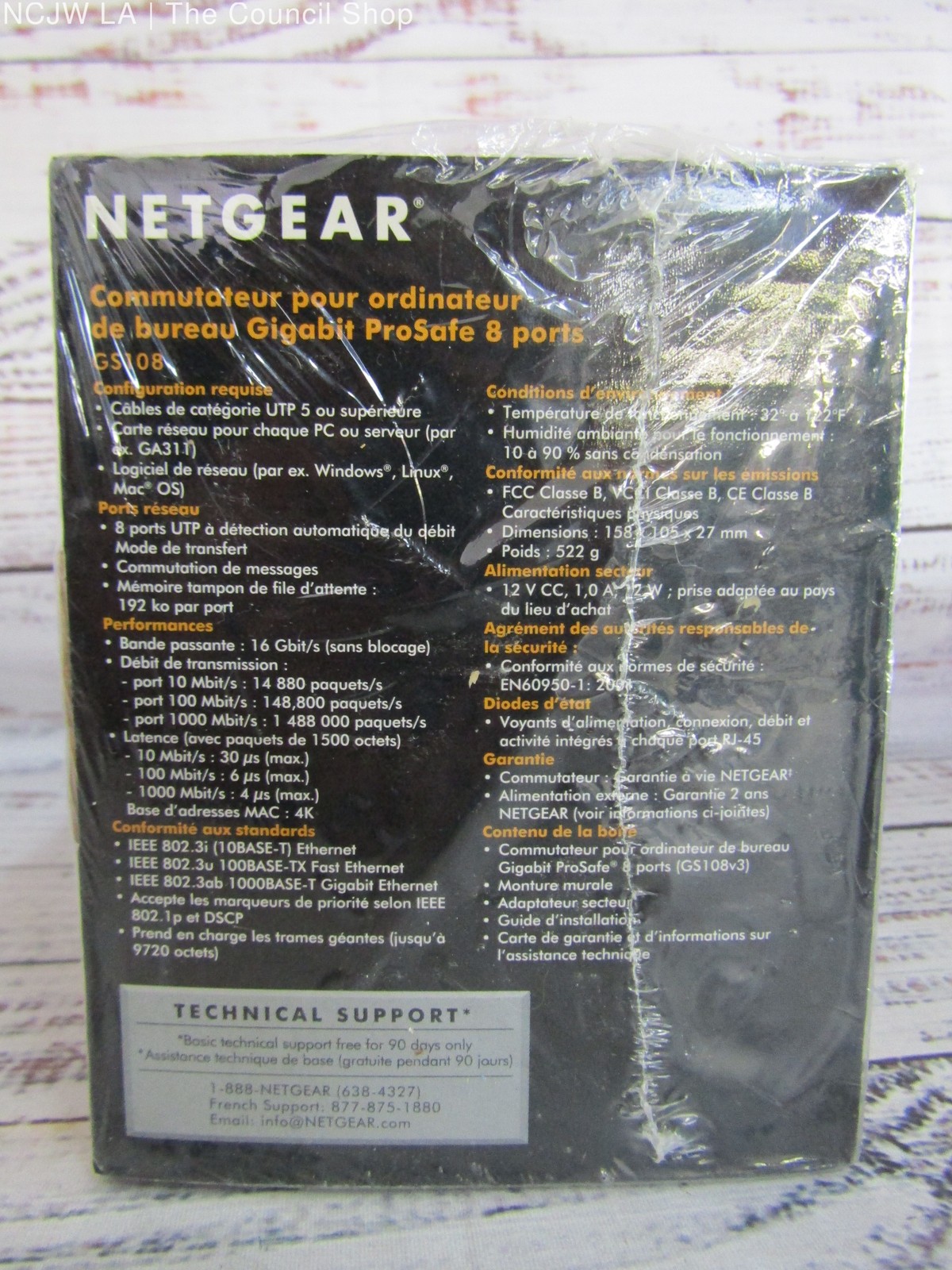 Netgear Prosafe 8 Port Gigabit Switch