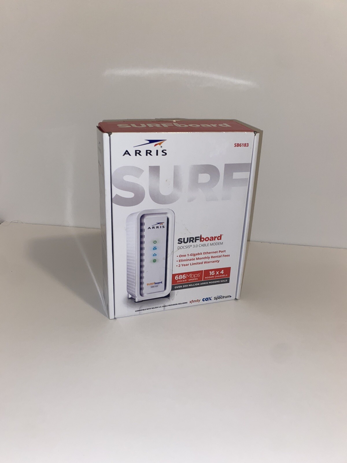 Arris Surf SURFboard SB6183 DOCSIS 30 Cable Modem Black Internet