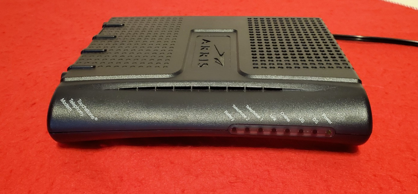 Arris Cable Modem Model TM602G/115. – Mint Clean Perfect Performer A+
