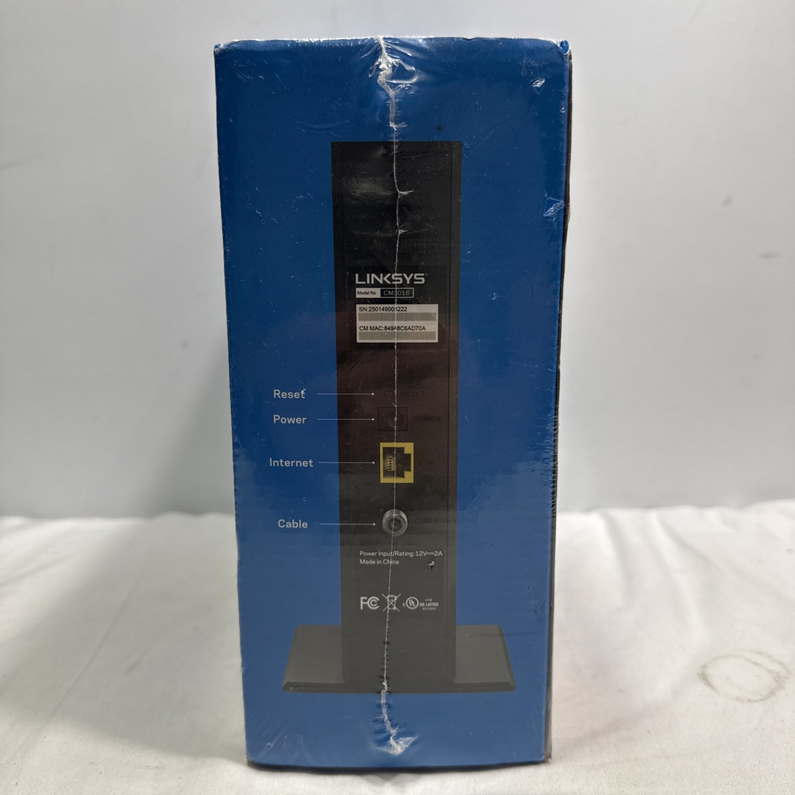 LINKSYS 16 x 4 Cable Modem, 16 x 4 Bonded Channels, DOCSIS 3.0, CM3016 ~ SEALED
