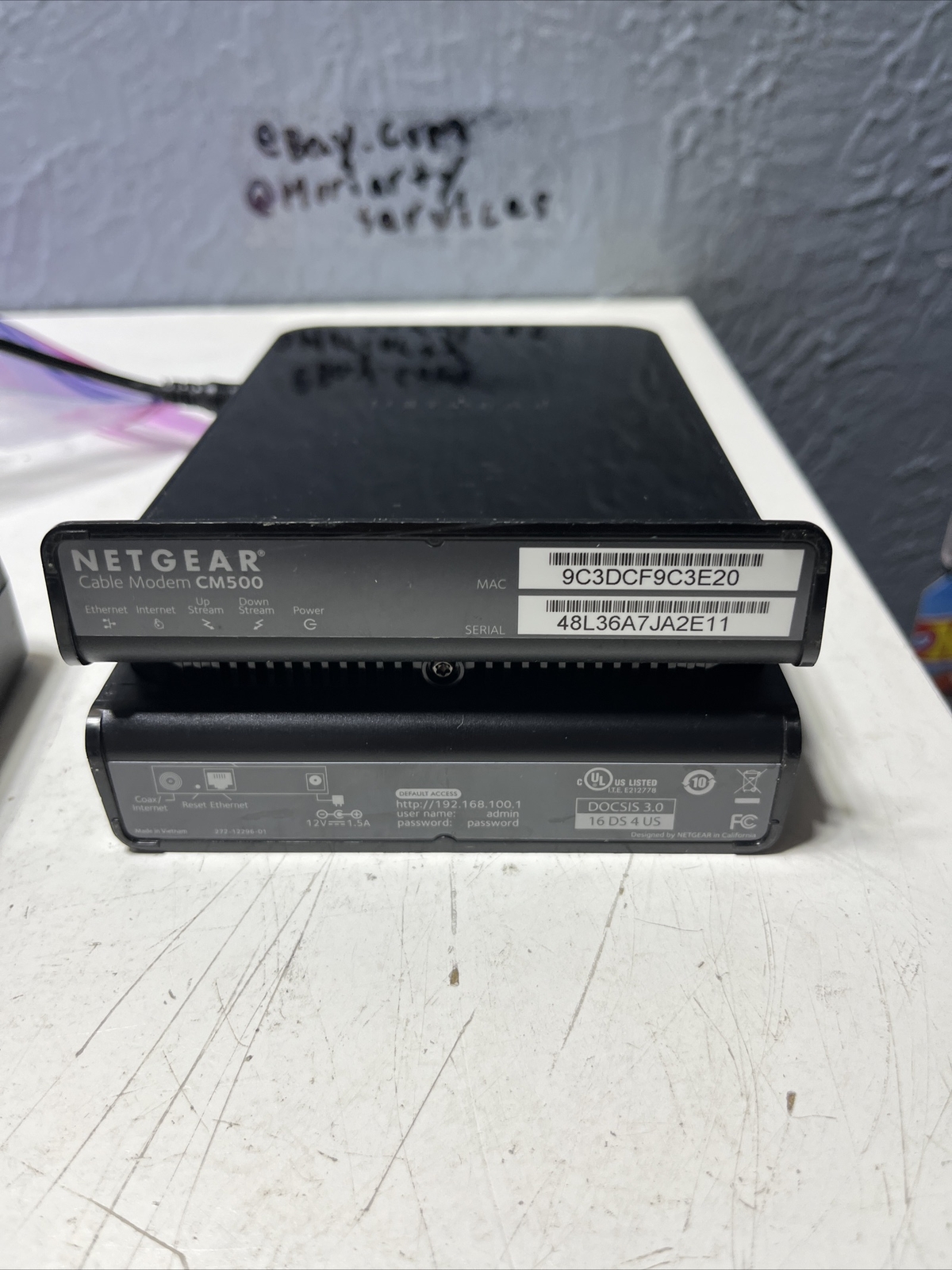 NETGEAR Cm500-1aznas 16×4 DOCSIS 3.0 Cable Modem Max Download Speeds of 680mbps