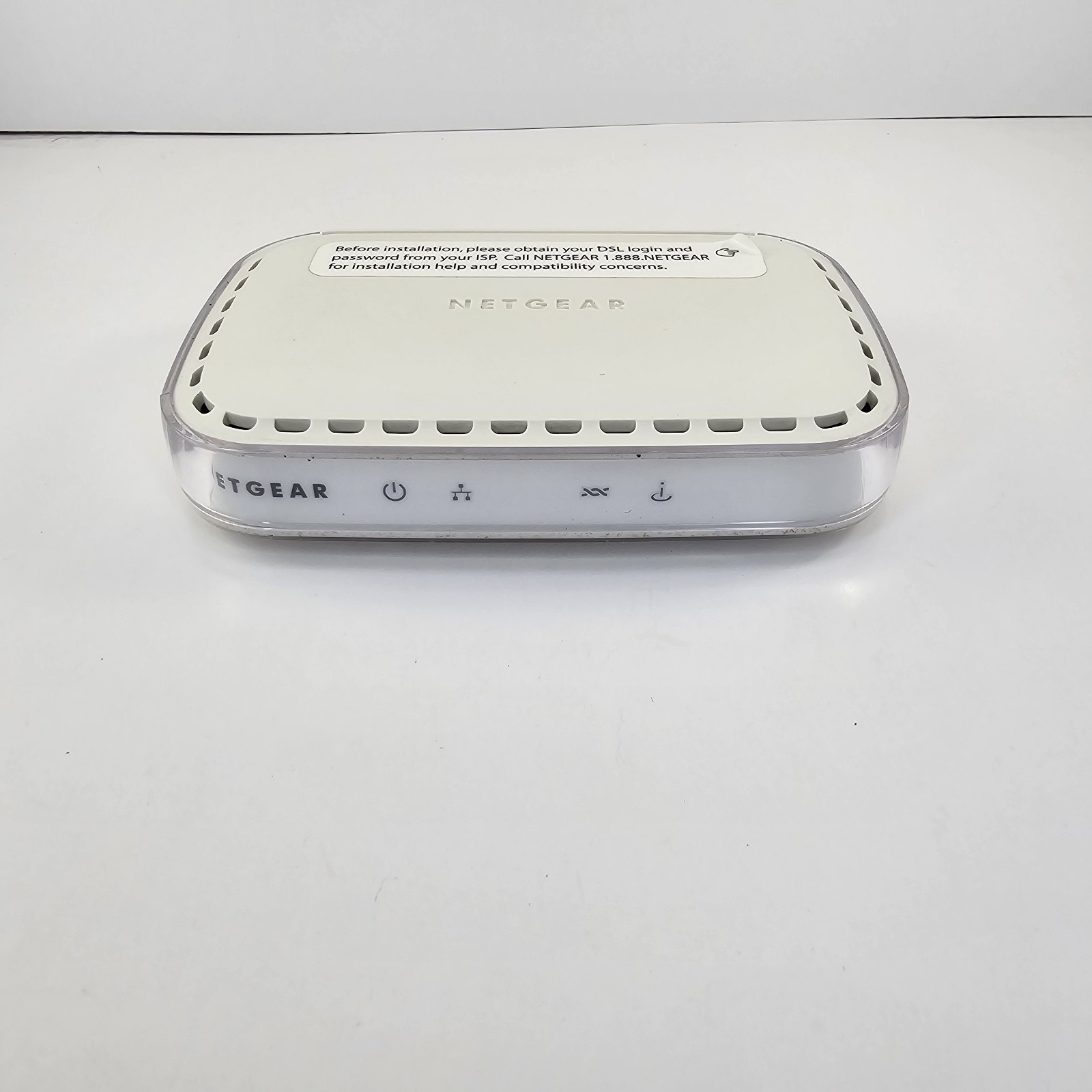Netgear DM111PSP-100NAS ADSL2+ Wired Modem Single Ethernet Port, DSL Broadband