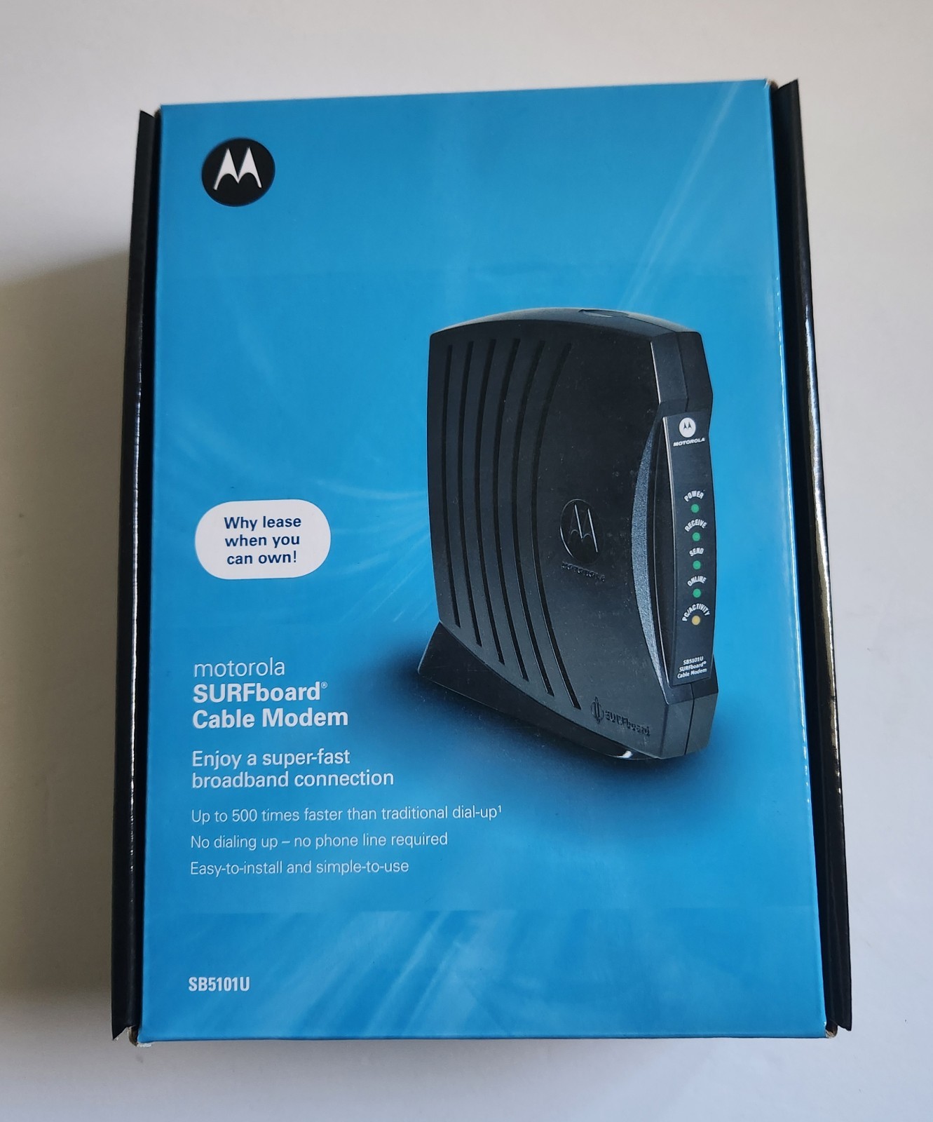 Motorola SURFboard Cable Modem SB5101U (567005-005-00) 38.91 Mbps