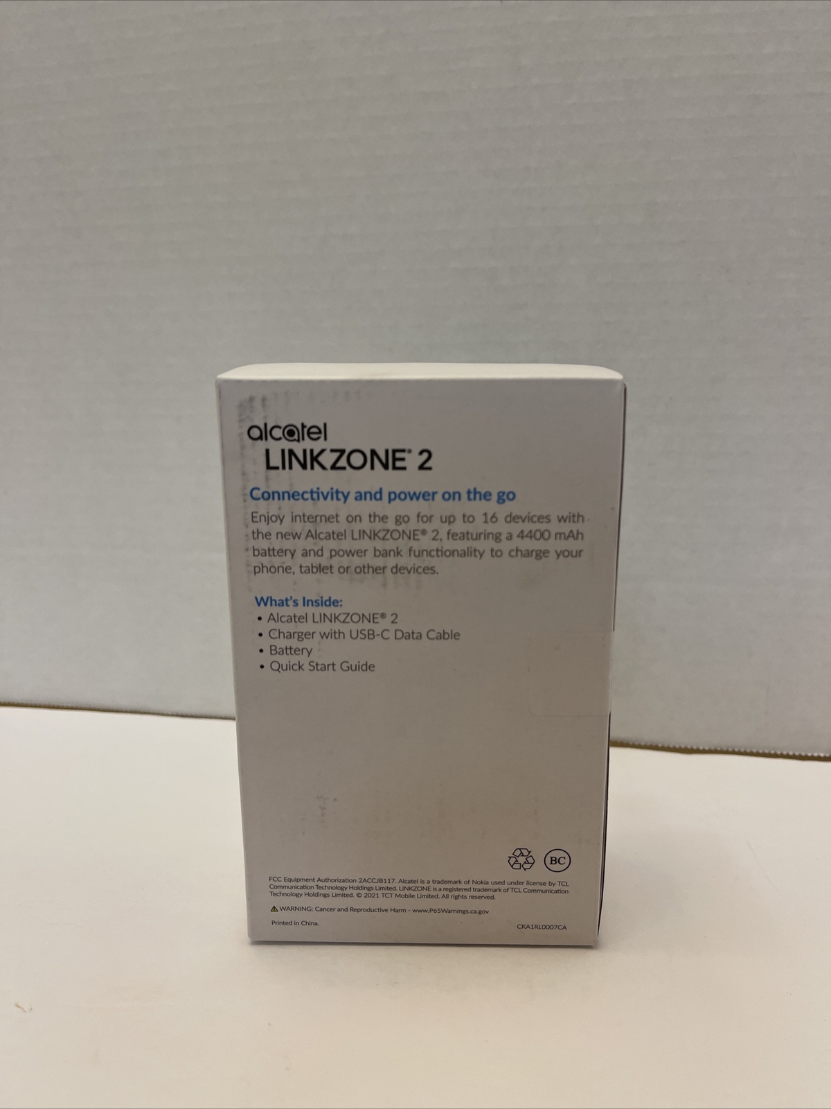 Alcatel Linkzone 2 Mobile WiFi Hotspot Modem 4G LTE Powerbank Boost Mobile New