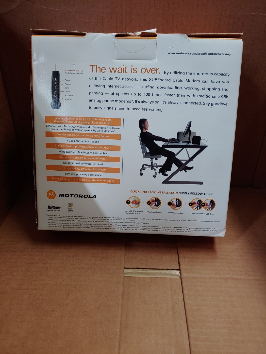 Motorola SURFboard SB5120 (505788-006-00) 38.91 Mbps