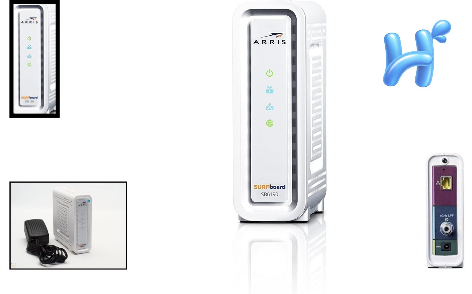 Surfboard SB6190 Cable Modem: High-Speed 960 Mbps, Ideal for Gaming/Streaming