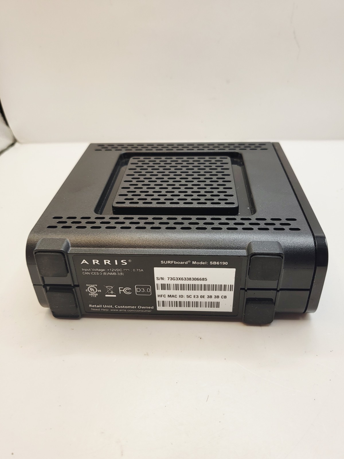Arris SURFboard SB6190 Cable Modem