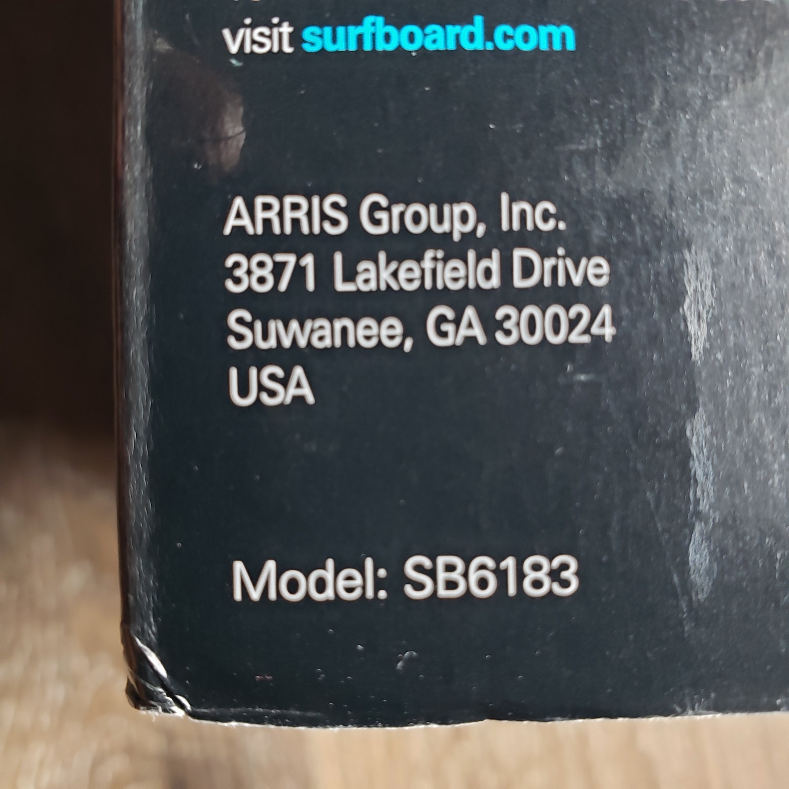 ARRIS SurfBoard SB6183 686 Mbps Cable Modem – White – Brand New