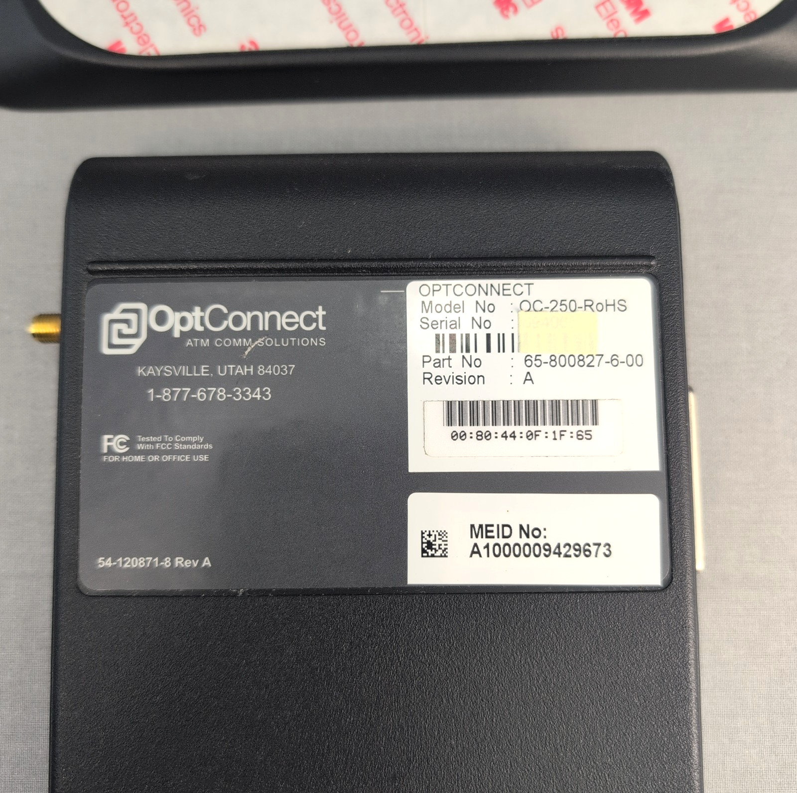 OptConnect OC-250-RoHS 3G Wireless Modem w Antenna TESTED