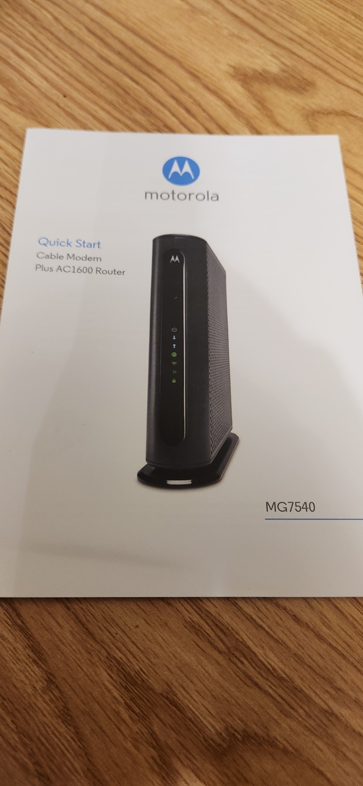Motorola MG7540-10 16×4 Cable Modem – Black