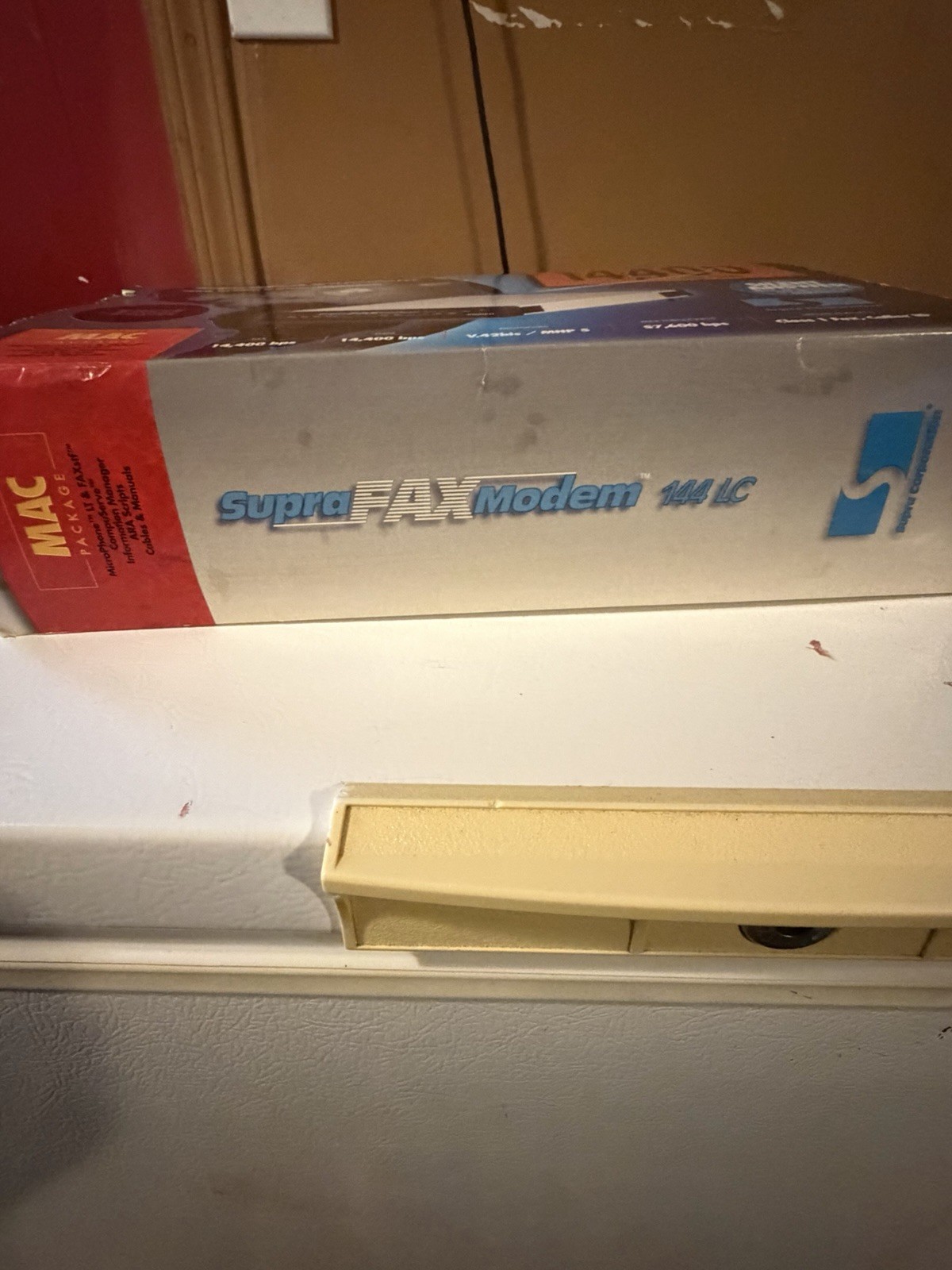 Supra FAX Modem 144 LC 14,400 bps RS-232 Dial-Up for Mac Caller ID