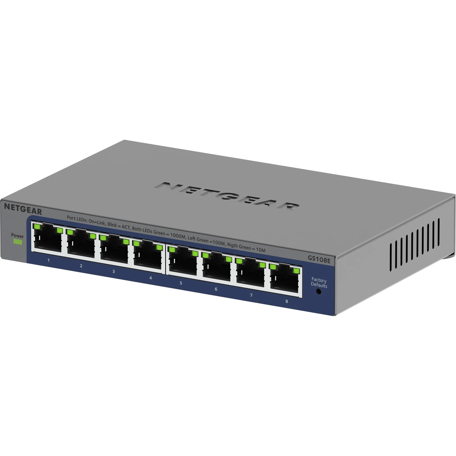 Netgear 8-Port Gigabit Plus Switch (GS108E-400EUS)