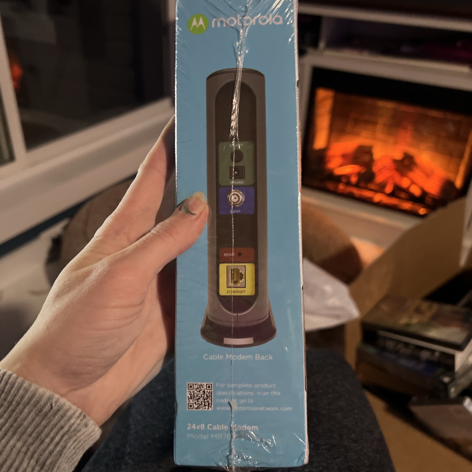 Motorola 24×8 Cable Modem MB7621 DOCSIS 3.0 1000+ mbps NEW factory sealed