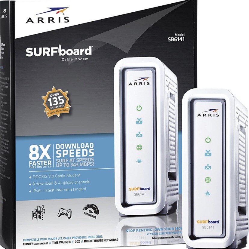 ARRIS SURFboard SB6141 Docsis 3.0 Cable Modem